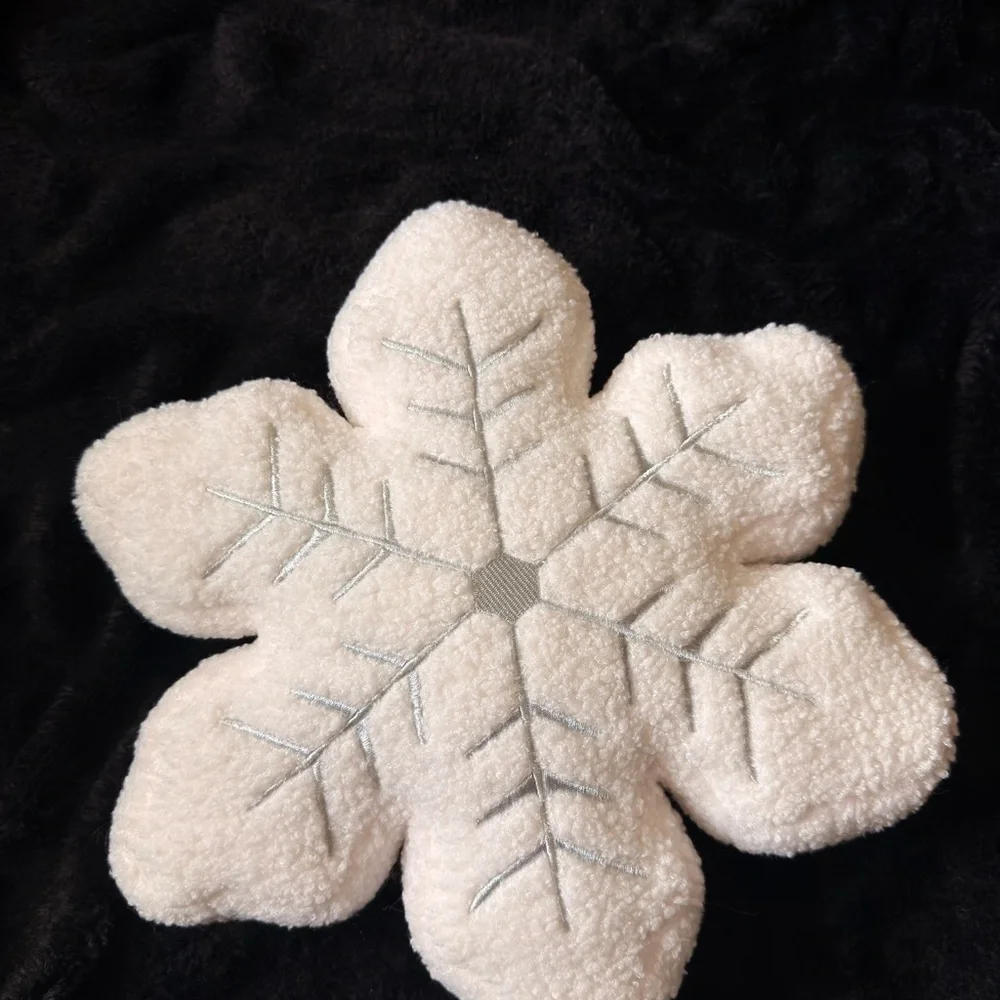 Threshold Off-White Plush Toss Pillow - Picture 1 of 4